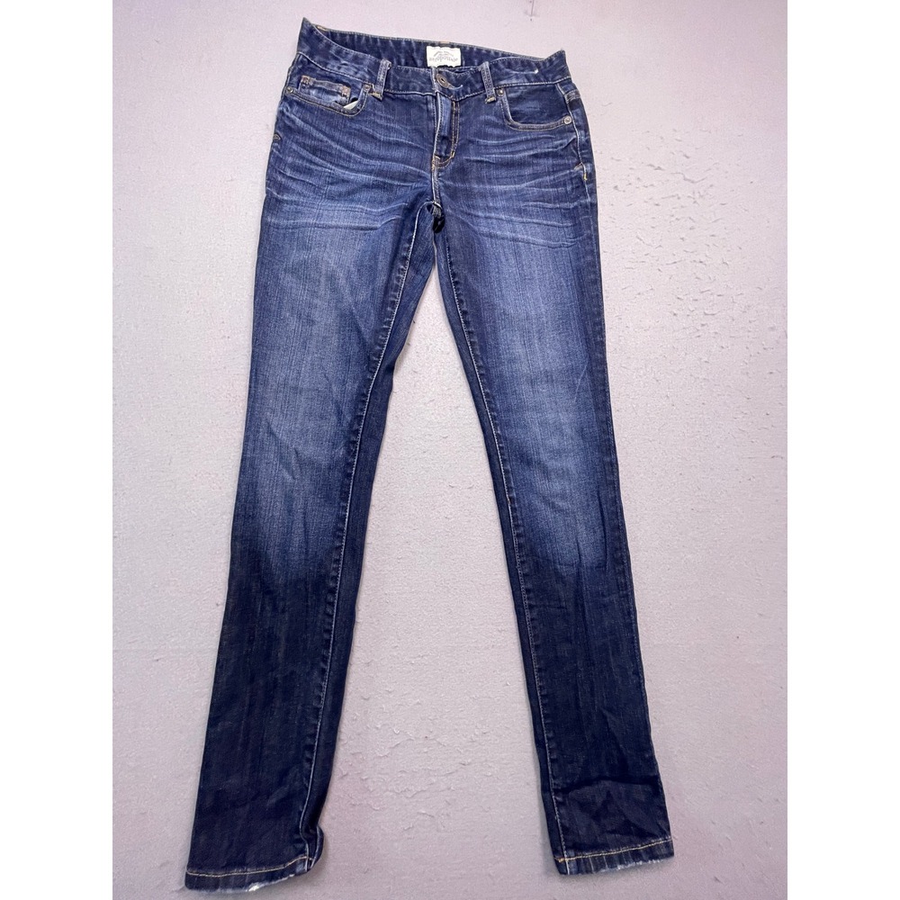Aeropostale Ashley Ultra Skinny Cotton Blend Dark Wash 3/4 REG Womens Jeans